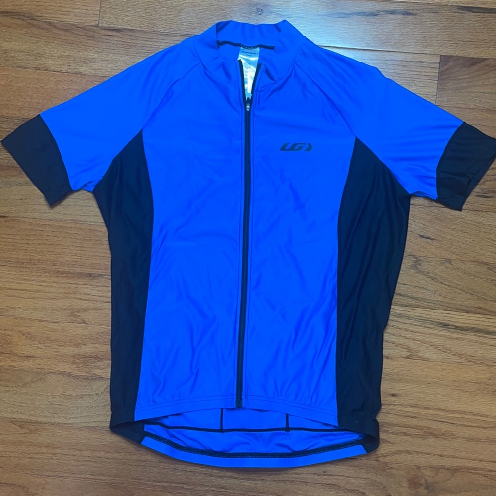 Louis GARNEAU cycling jersey full zip top, Large